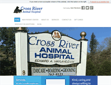 Tablet Screenshot of crossriveranimalhospital.com